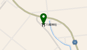 八幡神社の地図画像