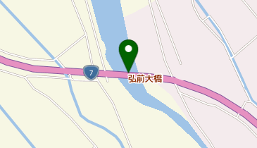 弘前大橋の地図画像