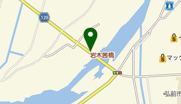 岩木茜橋の地図画像