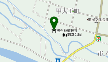 黒石稲荷神社の地図画像