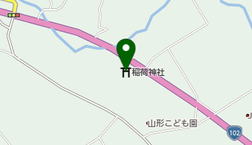 稲荷神社の地図画像