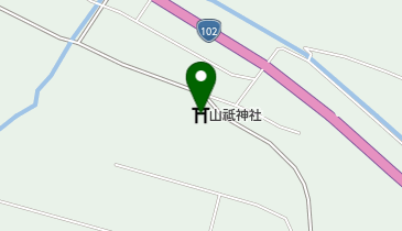 山祗神社の地図画像