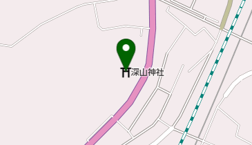 深山神社の地図画像