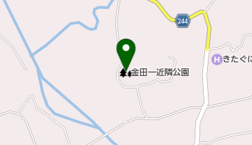 金田一近隣公園の地図画像