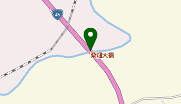 桑畑大橋の地図画像