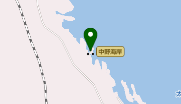 中野海岸の地図画像