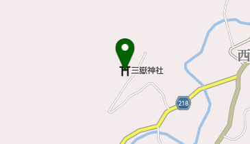 三嶽神社の地図画像