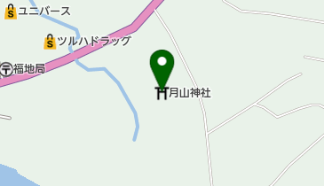 月山神社の地図画像