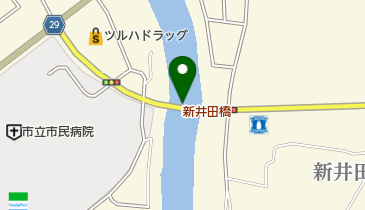 新井田橋の地図画像