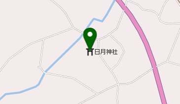 日月神社の地図画像