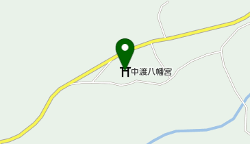 中渡八幡宮の地図画像