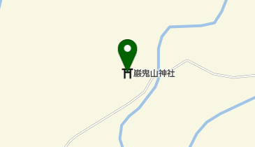 巌鬼山神社の地図画像