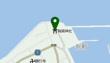 胸肩神社の地図画像