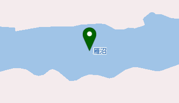 雁沼の地図画像