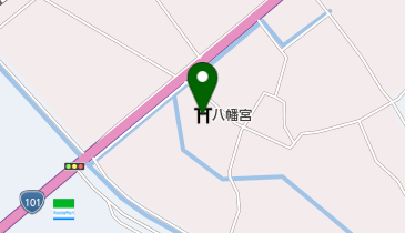 八幡宮の地図画像