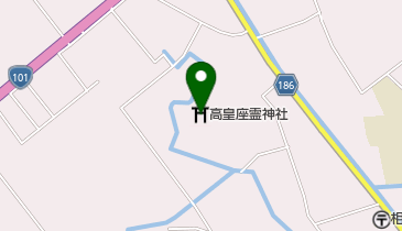高皇座霊神社の地図画像