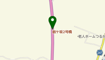 鶴ケ坂2号橋の地図画像