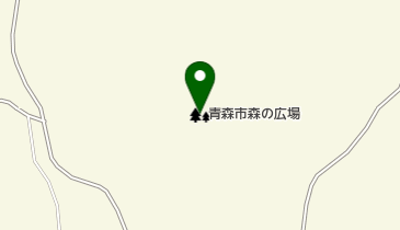 青森市森の広場の地図画像