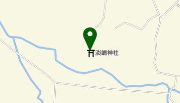 淡嶋神社の地図画像