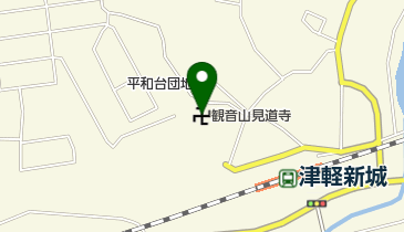 観音山見道寺の地図画像