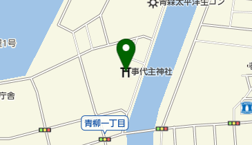 事代主神社の地図画像