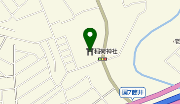 稲荷神社の地図画像