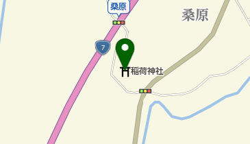 稲荷神社の地図画像