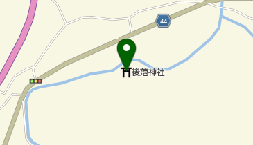 後萢神社の地図画像