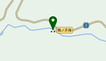 鹿ノ子滝の地図画像