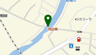 岡田橋の地図画像