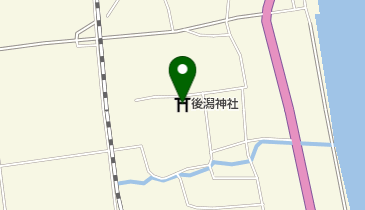 後潟神社の地図画像