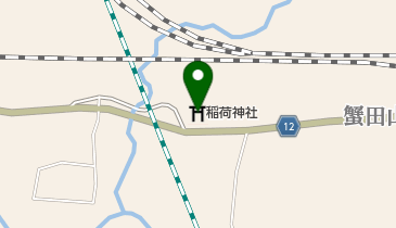 稲荷神社の地図画像