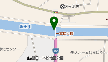 一本松大橋の地図画像