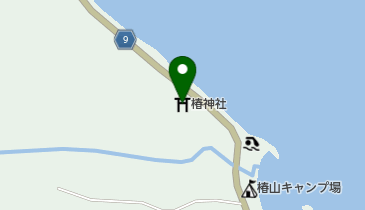 椿神社の地図画像