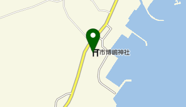 市博嶋神社の地図画像