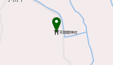 天間館神社の地図画像