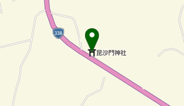 昆沙門神社の地図画像