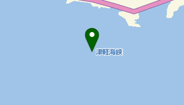 津軽海峡の地図画像