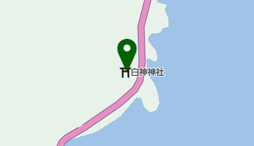 白神神社の地図画像