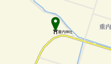 重内神社の地図画像