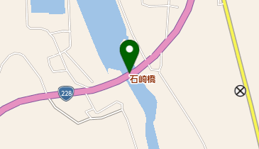 石崎橋の地図画像