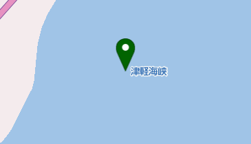 津軽海峡の地図画像