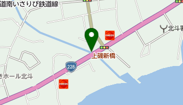 上磯新橋の地図画像