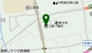 上磯八幡宮の地図画像
