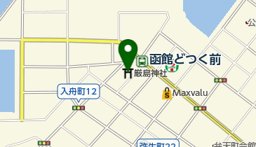 厳島神社の地図画像