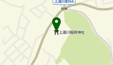 上湯川稲荷神社の地図画像
