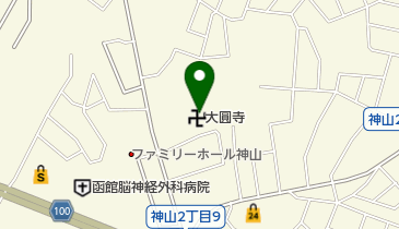 大圓寺の地図画像