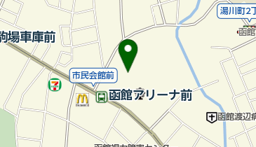 湯川公園の地図画像