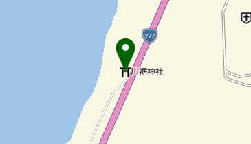 川裾神社の地図画像