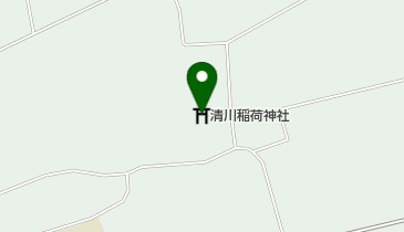 清川稲荷神社の地図画像